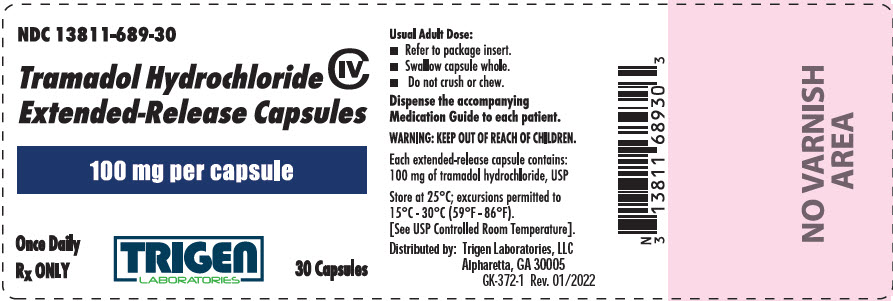 Principal Display Panel - 100 mg Capsule Bottle Label