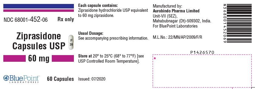 Ziprasidone Caps USP 60MG 60 CAPS