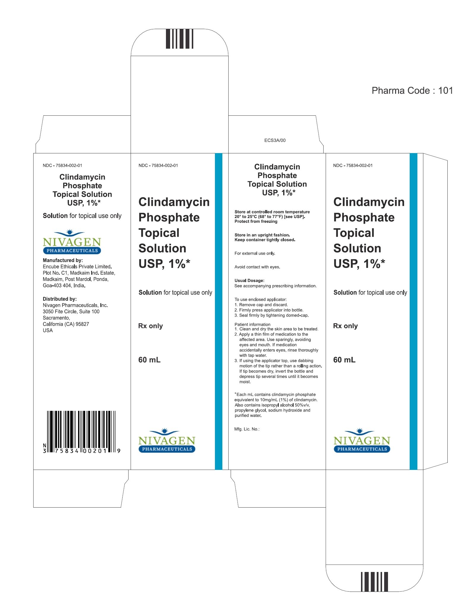 Clindamycin topical solution fda prescribing information side