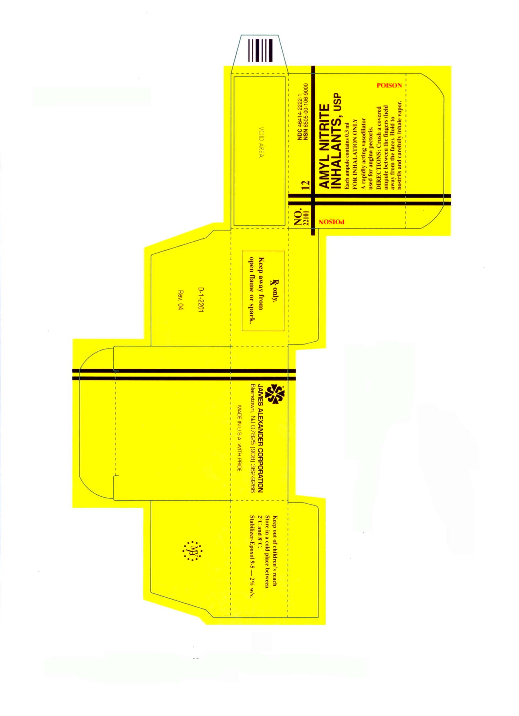 amyl nitrite inhalant fda
