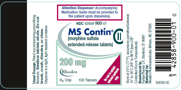 PRINCIPAL DISPLAY PANEL - 200 mg Tablet Bottle Label