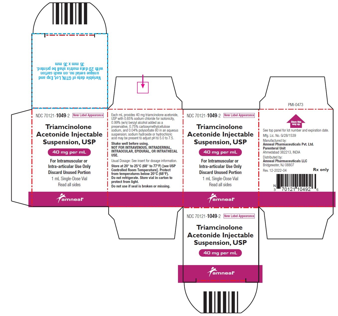 Triamcinolone Injection Package Insert