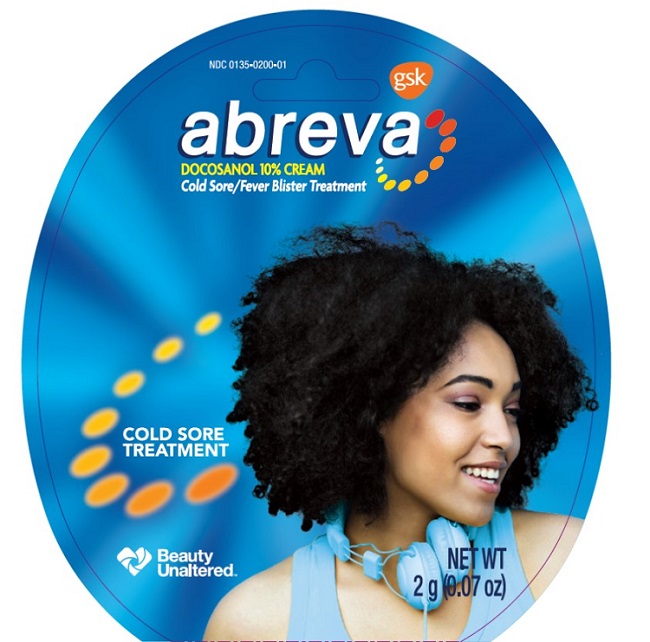 Abreva 2g tube print card