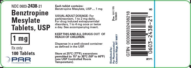 Benztropine cogentin medication
