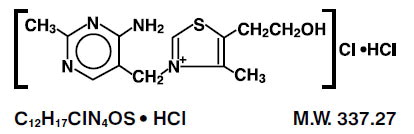 Thiamine Structure