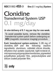 Clonidine 0 01 mg label