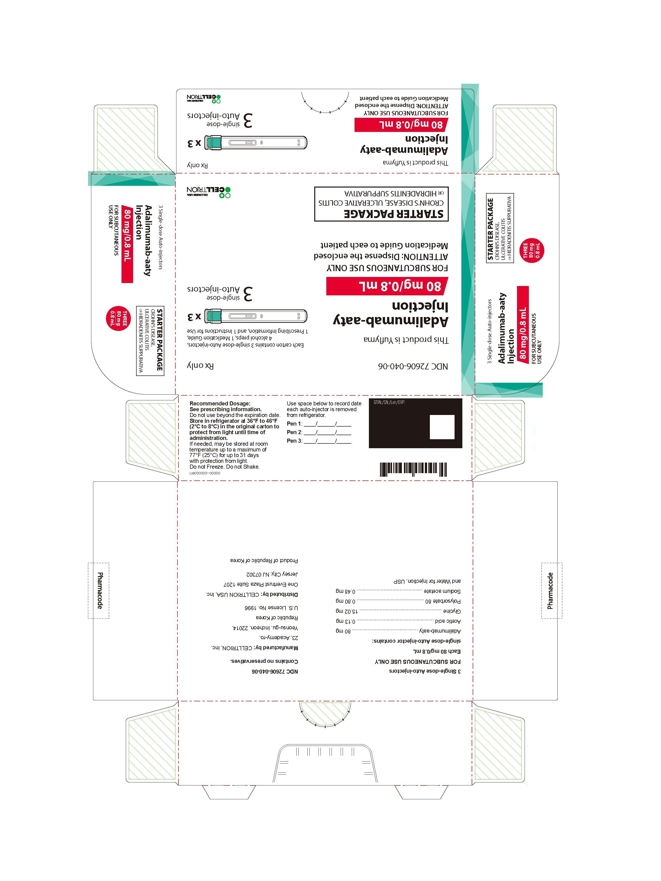 STARTER PACKAGE 80 mg/0.8 mL Auto-injector Carton
