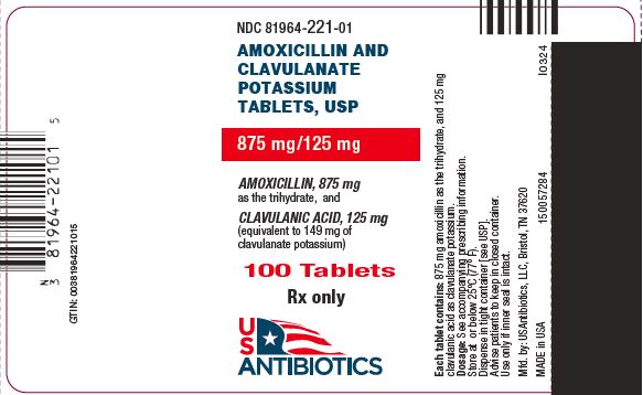 label (100s) 875mg/125mg Tablets