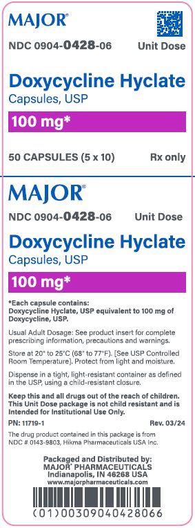 100mg carton label