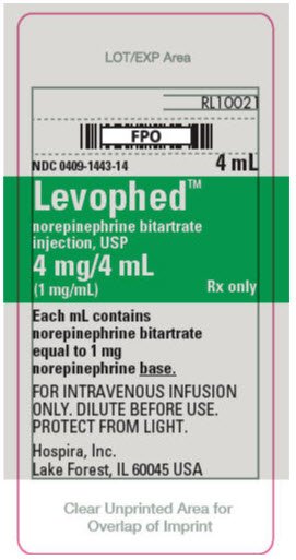 PRINCIPAL DISPLAY PANEL - 4 mL Ampul Label