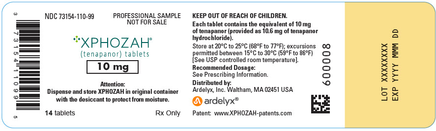PRINCIPAL DISPLAY PANEL - 10 mg Tablet Bottle Label - NDC 73154-110-99