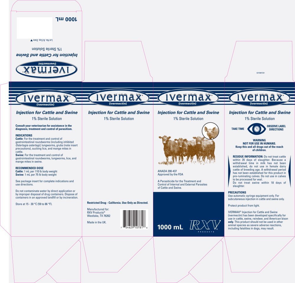 Ivermax 1% 1000mL Carton
