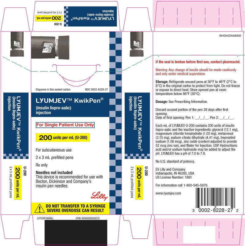 PACKAGE LABEL – LYUMJEV U200 KwikPen 5 Count Carton
