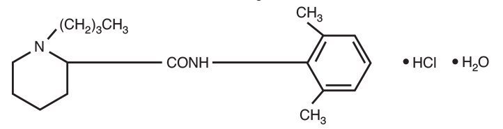 Marcaine Structural Formula