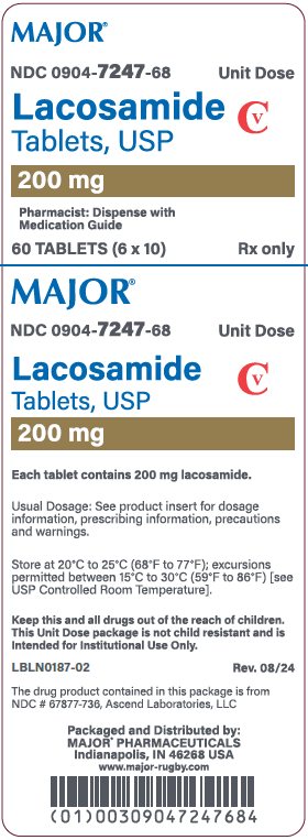 200mg carton label