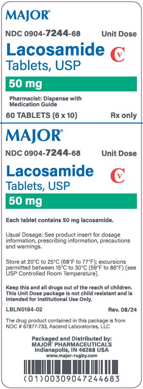 50mg carton label