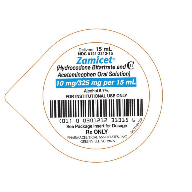 PRINCIPAL DISPLAY PANEL - 15 mL Cup Label