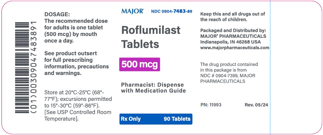 500mcg bottle label