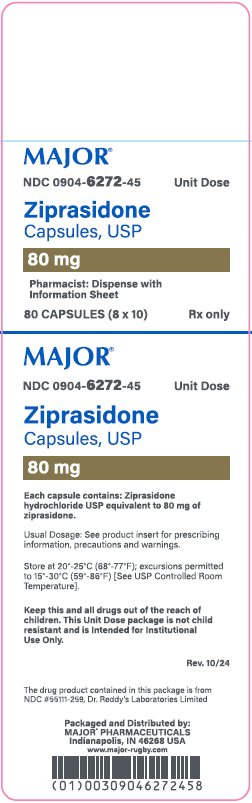 80mg carton label