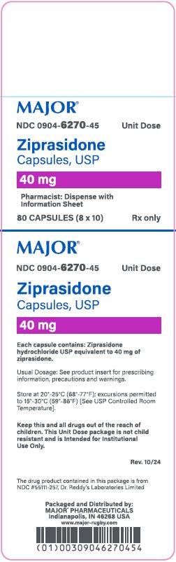 40mg carton label
