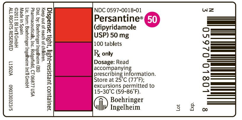 Persantine (dipyridamole usp) Tablets