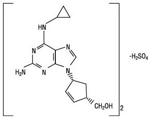 Abacavir sulfate chemical structure