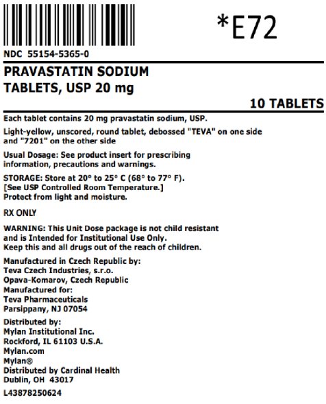 20mg bag label