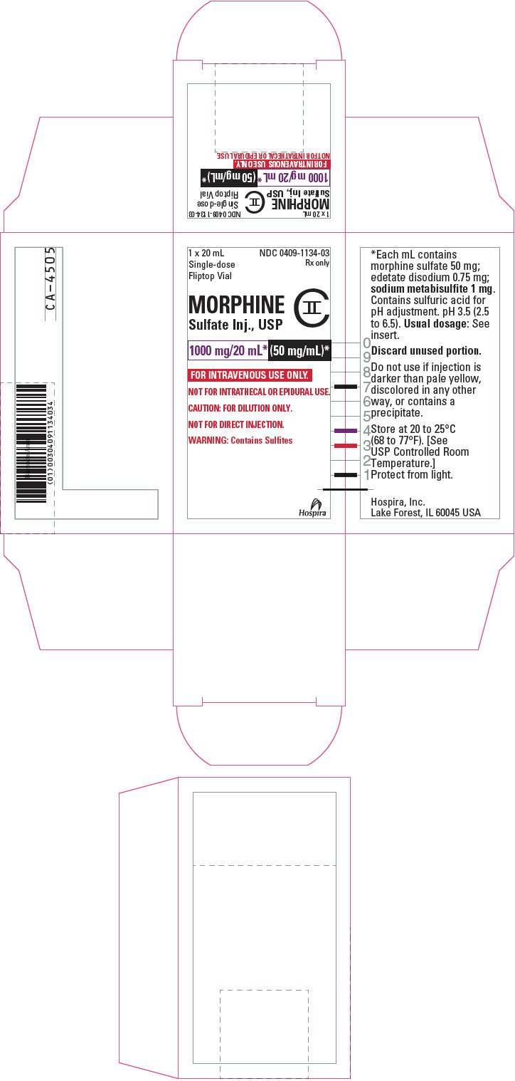 Principal Display Panel - 1000 mg/20 mL Vial Carton