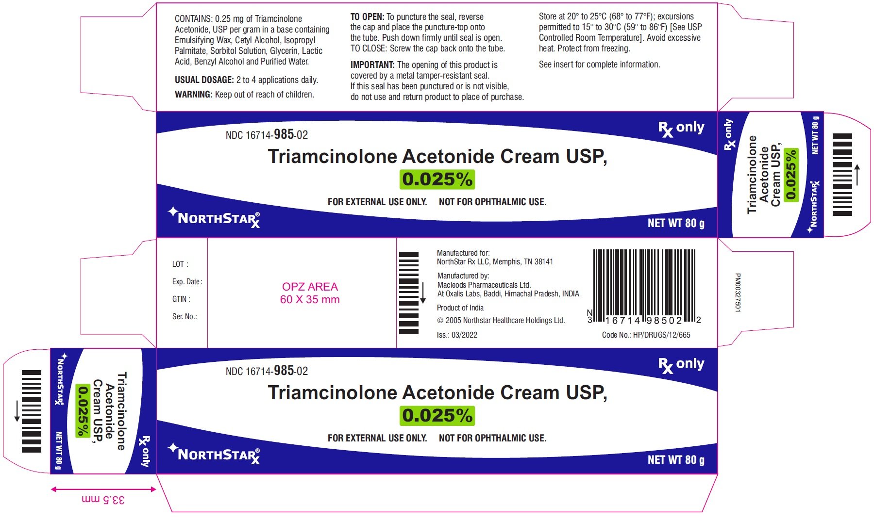 Triamcinolone package insert prescribing information drugs