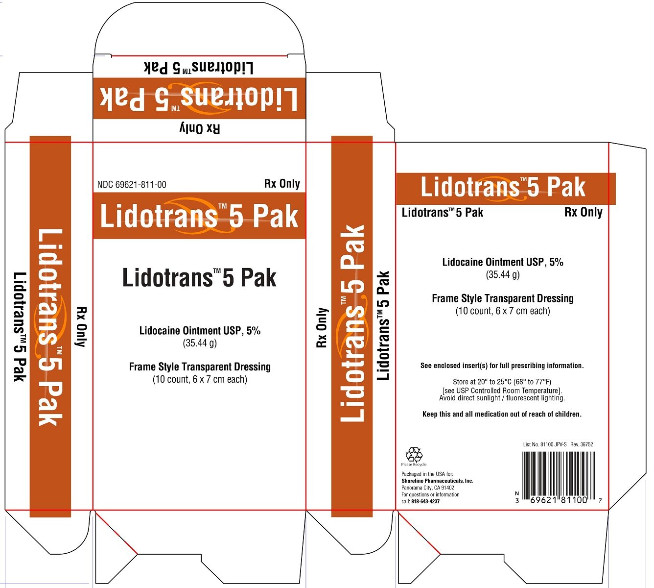 Lidocaine Ointment USP 5 инструкция. Пятерка пак