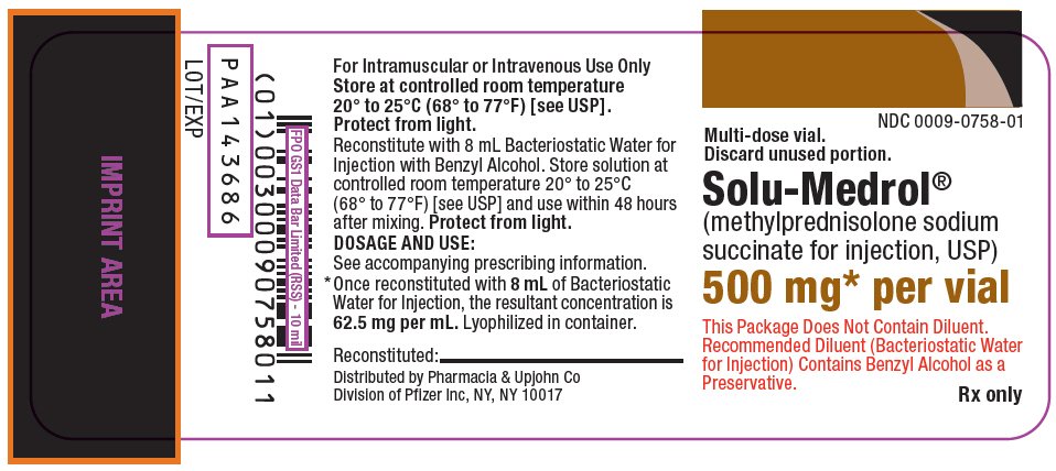 PRINCIPAL DISPLAY PANEL - 500 mg Vial Label