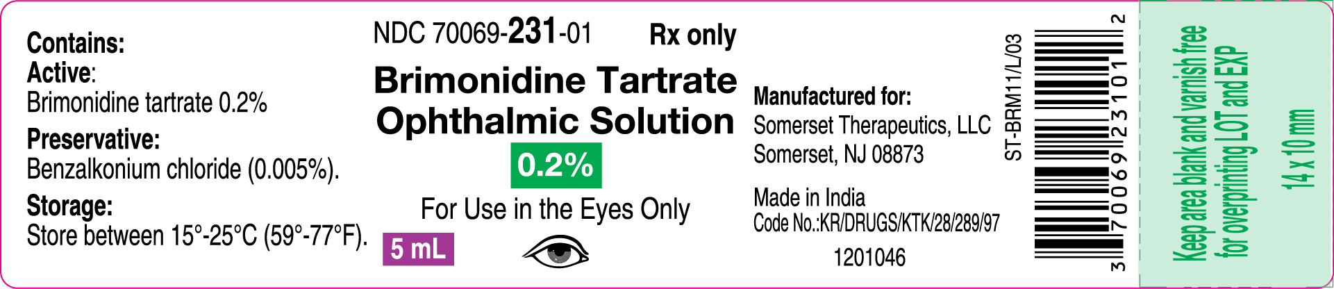 5 ml bottle label