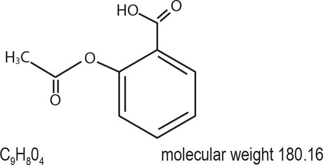 Aspirin Structural Formula
