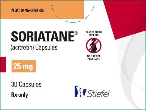 Soriatane 17.5mg 30 count carton