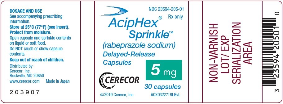 Aciphex Sprinkle - FDA prescribing information, side effects and uses