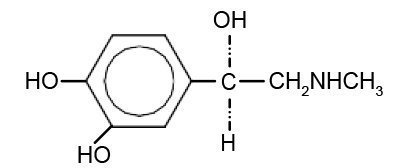 Epinephrine Structural Formula