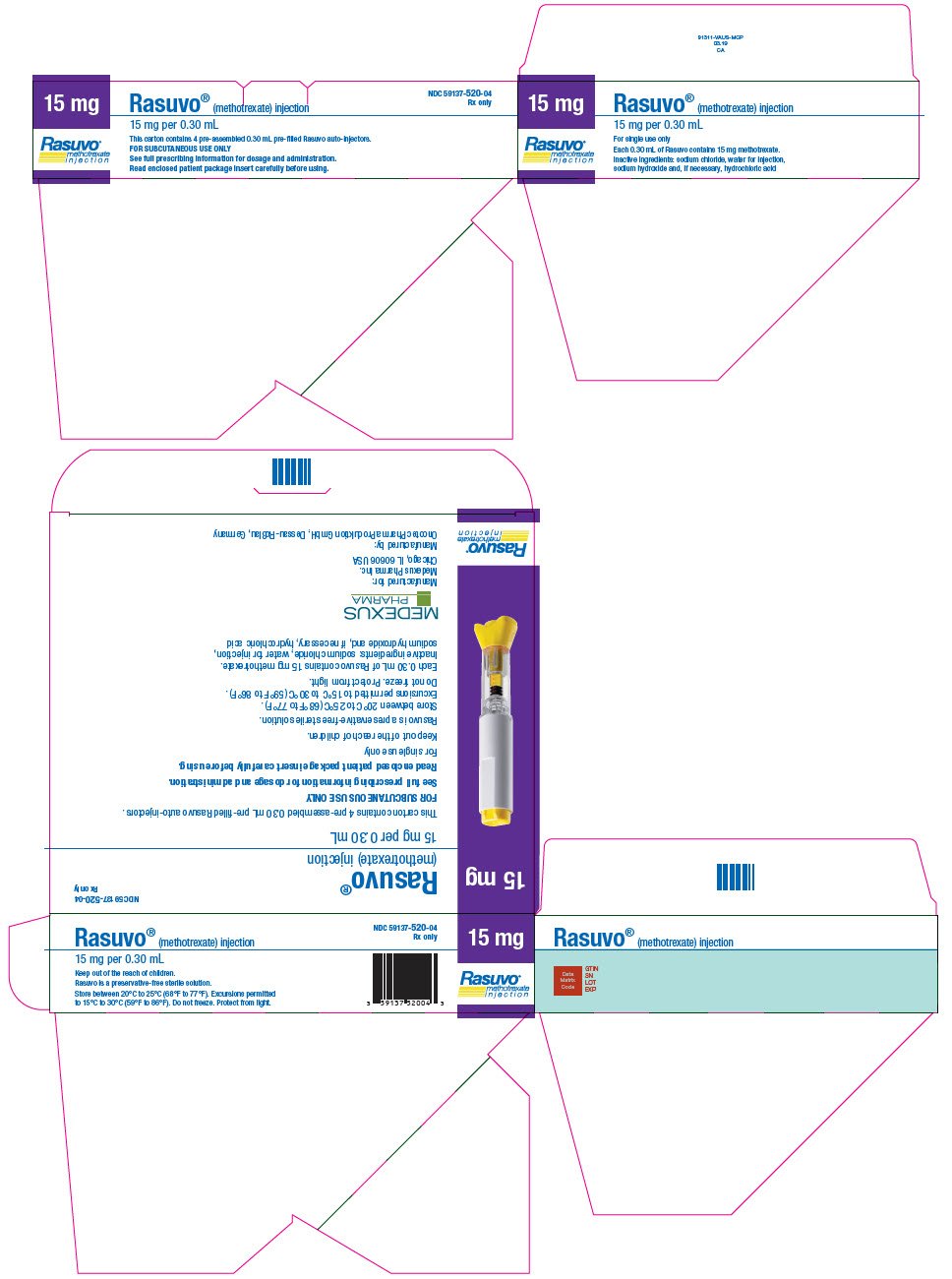 PRINCIPAL DISPLAY PANEL - 15 mg Auto-Injector Carton