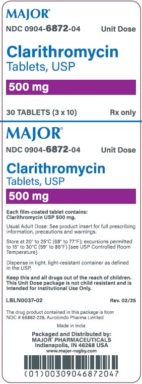 500mg carton label