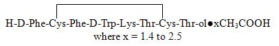 octreotide amino acid sequence