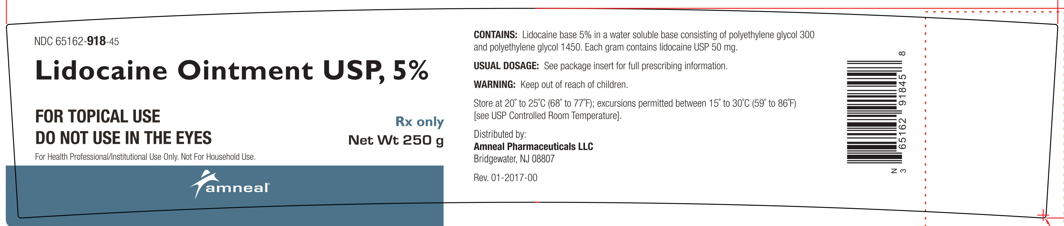 Lidocaine Ointment FDA prescribing information, side effects and uses