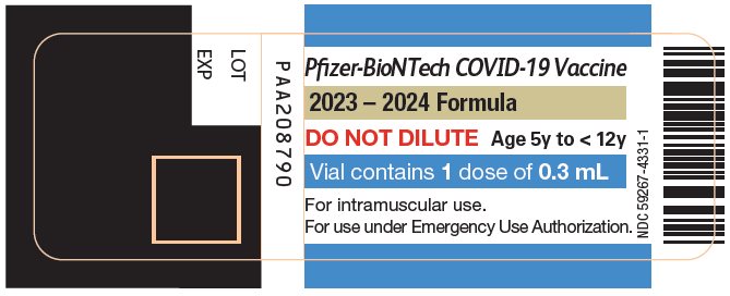 PRINCIPAL DISPLAY PANEL – 3 Doses of 0.3 mL Multiple Dose Vial Label 2024-2025 Formula