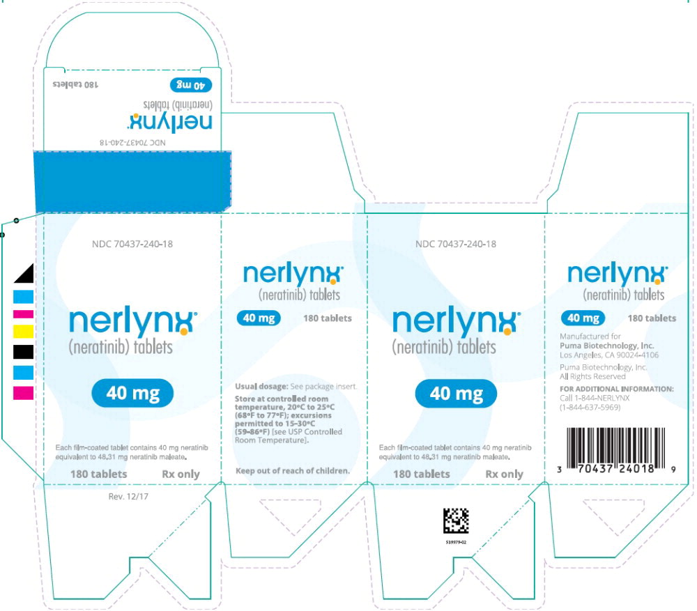 Principal Display Panel - Nerlynx 180 Tablets Carton Label