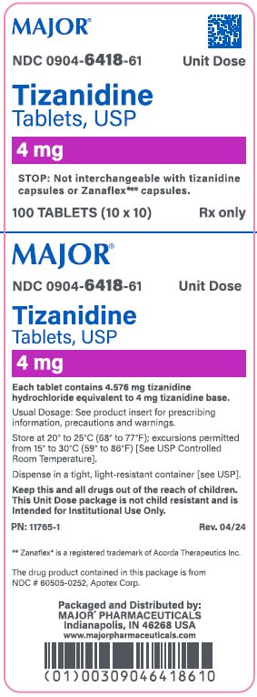 4mg carton label