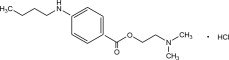 Tetracaine Hydrochloride Structural Formula
