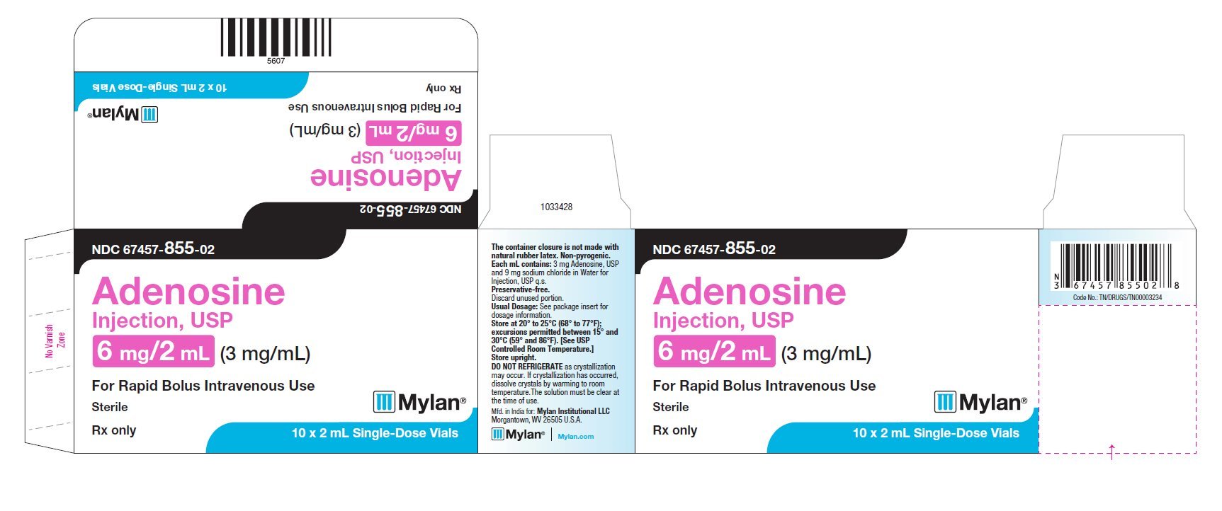 Adenosine - FDA prescribing information, side effects and uses