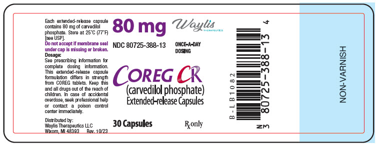 PRINCIPAL DISPLAY PANEL - 80 mg Capsule Bottle Label