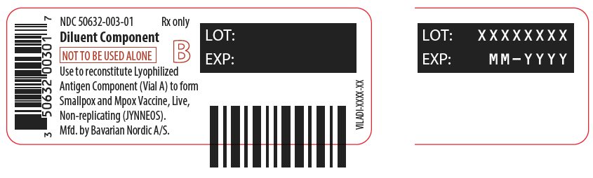 Diluent Component Vial Label