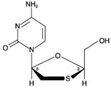 Chemical Structure Lamivudine