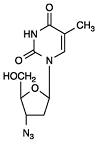 Chemical Structure Zidovudine
