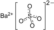 Barium Sulfate Chemical Structure